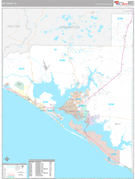 Bay County, FL Digital Map Premium Style