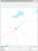 Baylor County, TX Digital Map Premium Style