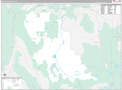 Beaverhead County, MT Digital Map Premium Style