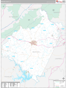 Bedford County, VA Digital Map Premium Style