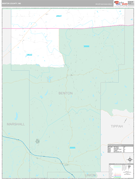 Benton County, MS Digital Map Premium Style