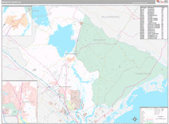 Berkeley County, SC Digital Map Premium Style