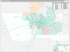 Bernalillo County, NM Digital Map Premium Style