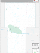 Billings County, ND Digital Map Premium Style