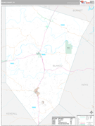 Blanco County, TX Digital Map Premium Style