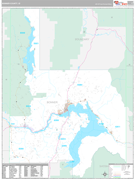 Bonner County, ID Digital Map Premium Style