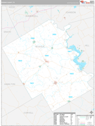 Bosque County, TX Digital Map Premium Style
