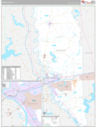 Bossier Parish (County), LA Digital Map Premium Style