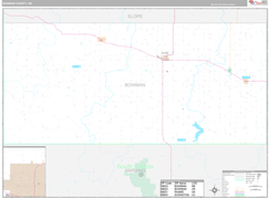 Bowman County, ND Digital Map Premium Style