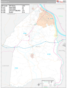 Boyd County, KY Digital Map Premium Style