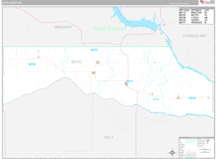 Boyd County, NE Digital Map Premium Style