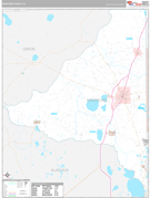 Bradford County, FL Digital Map Premium Style