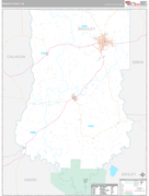 Bradley County, AR Digital Map Premium Style