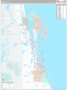 Brevard County, FL Digital Map Premium Style