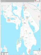 Bristol County, RI Digital Map Premium Style