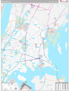 Bronx County, NY Digital Map Premium Style