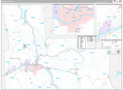 Broome County, NY Digital Map Premium Style