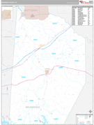 Brunswick County, VA Digital Map Premium Style