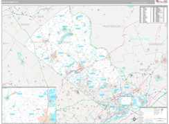 Bucks County, PA Digital Map Premium Style