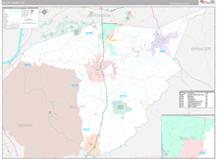 Bullitt County, KY Digital Map Premium Style