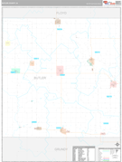 Butler County, IA Digital Map Premium Style