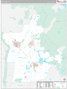 Butte County, CA Digital Map Premium Style