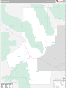 Butte County, ID Digital Map Premium Style