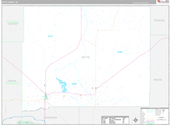 Butte County, SD Digital Map Premium Style