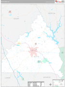 Butts County, GA Digital Map Premium Style