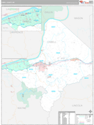 Cabell County, WV Digital Map Premium Style