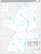 Caledonia County, VT Digital Map Premium Style