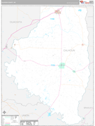 Calhoun County, AR Digital Map Premium Style