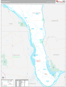 Calhoun County, IL Digital Map Premium Style