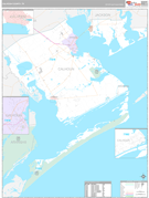 Calhoun County, TX Digital Map Premium Style