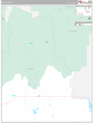 Camas County, ID Digital Map Premium Style