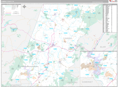 Cambria County, PA Digital Map Premium Style