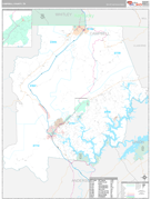 Campbell County, TN Digital Map Premium Style