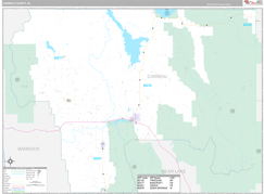 Caribou County, ID Digital Map Premium Style