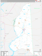 Caroline County, MD Digital Map Premium Style