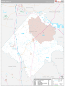 Caroline County, VA Digital Map Premium Style