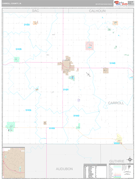 Carroll County, IA Digital Map Premium Style