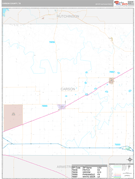 Carson County, TX Digital Map Premium Style