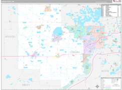 Carver County, MN Digital Map Premium Style