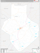 Casey County, KY Digital Map Premium Style