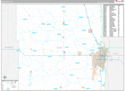 Cass County, ND Digital Map Premium Style