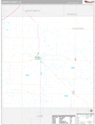 Castro County, TX Digital Map Premium Style