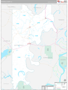 Catahoula Parish (County), LA Digital Map Premium Style