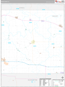 Cedar County, IA Digital Map Premium Style