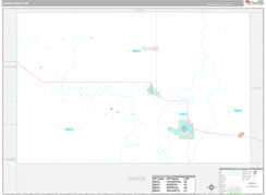 Chase County, NE Digital Map Premium Style