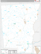 Chenango County, NY Digital Map Premium Style
